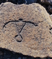 Petroglyph replica